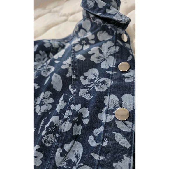 Quacker‎ Factory Floralicious Snap Front Jacket 681255 Medium - Picture 15 of 16